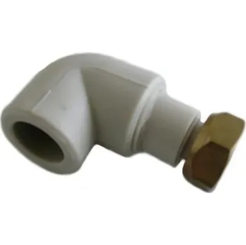 Vodovodní potrubí PPR BJ plast+koleno s převl.maticí 20x1/2"