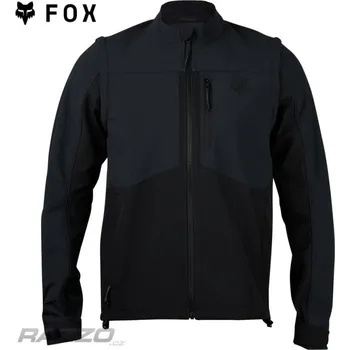 Pánské oblečení Enduro bunda FOX Ranger Off Road Softshell Jacket Black 2024 M