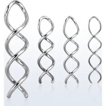 Piercing Piercingate Roztahovák do ucha - spirála - PTP00300 - Barva/Motiv: Stříbrná, Průměr Tunely, plugy, roztahováky: 1,6 mm