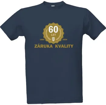 Tričko s potiskem 60 let (1964) - záruka kvality pánské