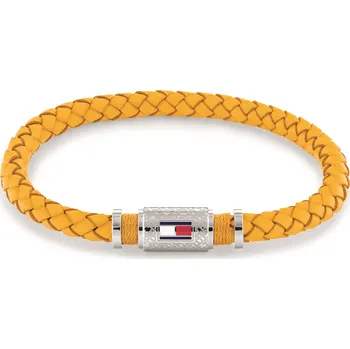 Náramek Tommy Hilfiger Moderní pánský náramek ze žluté kůže Homme 2790453 + 2 měsíce na vrácení zboží