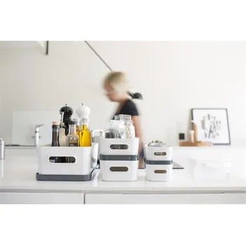 Archivační box Víko "Compact M", šedé, SMARTSTORE 10963