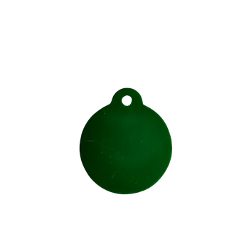 Vojenské psí známky DCH Kovová psí známka - velká koule Barva: Zelená
