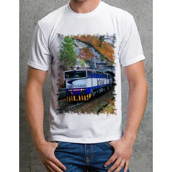 Pánské tričko tričko s lokomotivou 756 004 140