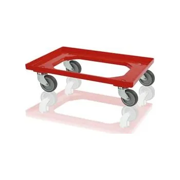 Přepravka na jídlo Vozík pod přepravky - 2 otočná kolečka