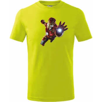 Pánské oblečení ON-DESIGN Tričko s AVENGERS 5 Velikost: XL, Barva: limetková