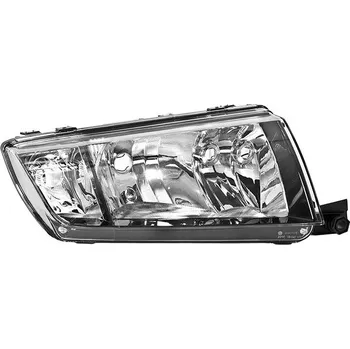 Osvětlení automobilu ACI ŠKODA FABIA 99-04 02- přední světlo H7+H3 s blikačem (El.ovládané) (černé) P