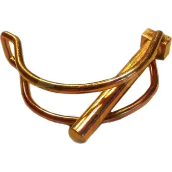 Pojistný kolík trubkový pozink DIN11023 - 4,5 x 40 - žlutě pozinkováno