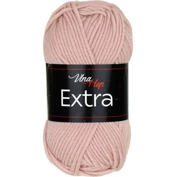 Vlna-hep Příze Extra - 6505 pudrová řůžová