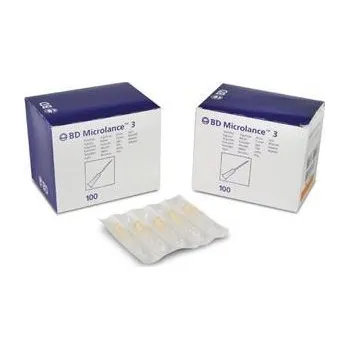 Injekční jehla Becton Dickinson Injekční jehla BD Microlance 100ks 23G 0,6 x 25 - modrá