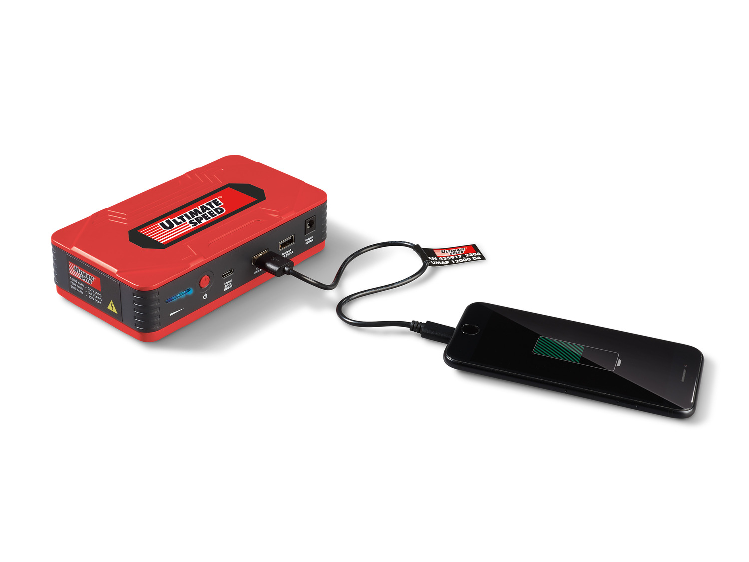 Ultimate Speed UMAP 12000 Portable Jump Starter With Powerbank