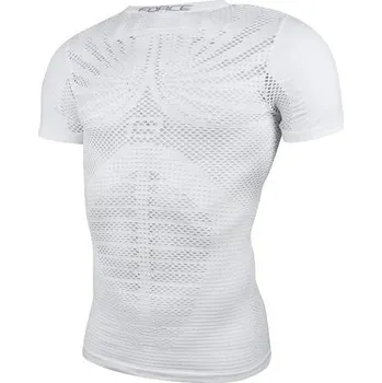 cyklistický dres Force funkční triko SWELTER (bílá)