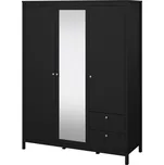 Šatní skříň REAL 659, Černá