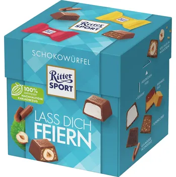 RITTER SPORT KRABIČKA MINI ČOKOLÁDEK LASS DICH FEIERN 176g NĚMECKO!