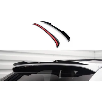 Auto-moto Prodloužení spoileru Porsche Cayenne Coupe Mk3 černý lesklý plast