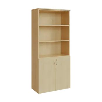 Šatní skříň N 5 - 8DN3 kancelářská skříň, 2-dveřová/nika, 1800x800x400, javor horský