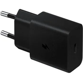 Mobilní telefon Nabíječka do sítě Samsung USB-C 15W Cestovní nabíječka Black (OOB Bulk)