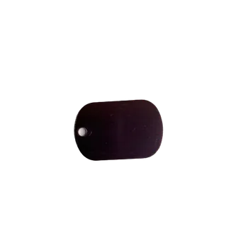 Vojenské psí známky DCH Kovová psí známka - malý obdélník Barva: Fialová