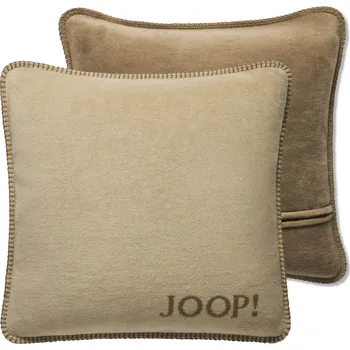 Dekorativní polštářek Biederlack JOOP! Uni Doubleface Macchiato-Cashew polštář 50 x 50 cm Product: S výplní
