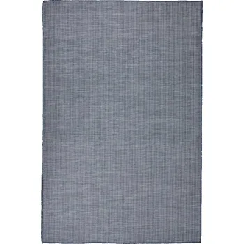 Koupelnová předložka Nábytek XL Venkovní hladce tkaný koberec 120x170 cm modrá 340795