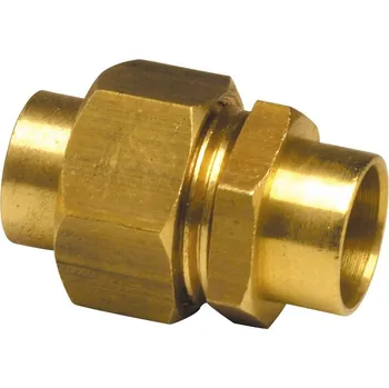 Fitinka CU 4340 Bronzová pájecí spojka těsnící kónicky A x A (pro k pájení, letovací - měď) - 22 CU.4340