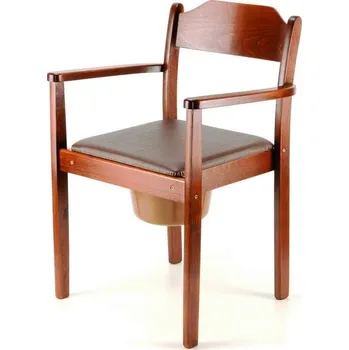 Toaletní křeslo Toaletní křeslo dřevěné | Tmavé