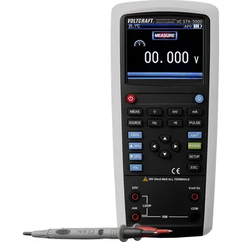 VOLTCRAFT VC STK-3000 Kalibrátor proudové smyčky napětí, proud, frekvence