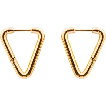 Náušnice franco bene Trojúhelníkové náušnice (užší) - pozlacené | 1351
