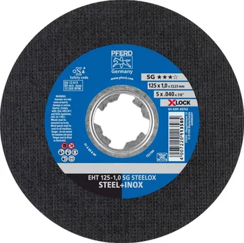 Brusný kotouč Kotouč řezný SG X-LOCK STEELOX 125x1mm PFERD