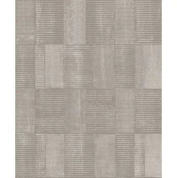Tapeta Geometrická vliesová tapeta na zeď, hnědo-šedá, SUM303, Summer, The Texture Book, Khroma by Masureel