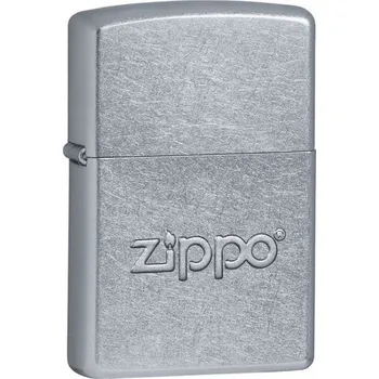 Zapalovač ZIPPO zapalovač Street Chrome logo