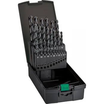 Vrták Sada vrtáků na kov DIN338 HSS bronz 1,0-13,0mm + Vrták na předvrtání otvorů na závity FORTIS