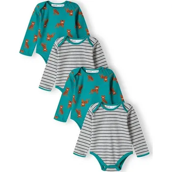 Kojenecký body Minoti Body kojenecké 4pack, Minoti, 15mbaby 9, modrá 2023 Velikost: 50/56, SizeAge: NB