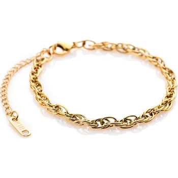 Náramek franco bene Kroucený náramek - pozlacený | 950