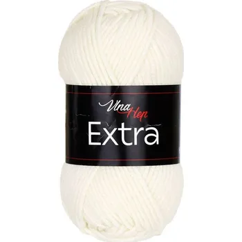 Příze Extra, 6002, přírodní bílá