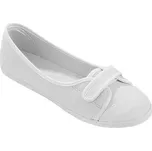 Plátěné baleríny bílá 38