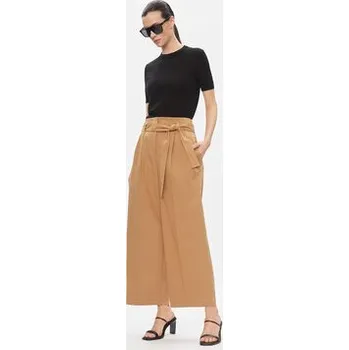 Pánské kalhoty Boss Kalhoty z materiálu Tenoy 50505609 Béžová Tapered Fit 40