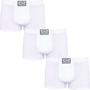 3PACK pánské boxerky Styx klasická guma bílé (3Q1061) XL Možnost vrácení zboží ZDARMA do 120 dnů!