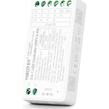 LED osvětlení MiBoxer FUT037W+ WiFi Smart LED kontroler 3v1 pro RGB, RGBW a RGB+CCT LED