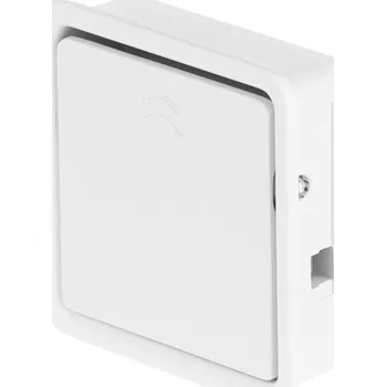 Nábytkové kování Interex design Zafrézovací výklopná úchytka CLICK Mini / bílá matná