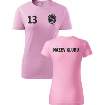 ON-DESIGN Dámská klubová trička Velikost: XS, Barva: růžová