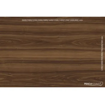 Kuchyňská pracovní deska Kronospan Stolová laminátová deska LUX vlašský ořech 729BS Rozměry stolové desky: 1800x800 mm, Tloušťka stolové desky: 25 mm