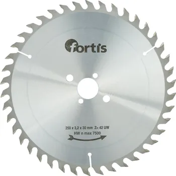 Pilový kotouč Kotouč pilový 250x3,2x30mm Z42UW HW Fortis