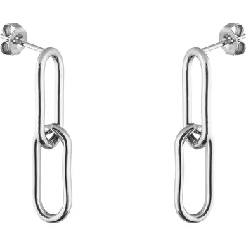 Náušnice franco bene Classic chain náušnice - stříbrné | 1458