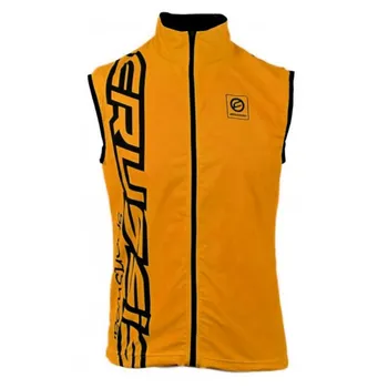 Cyklistická vesta CRUSSIS Vesta oranžová fluo XS