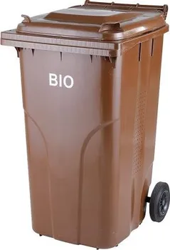 Popelnice Meva Plastová popelnice na BIO odpad 240 l hnědá