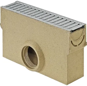 Kanalizační potrubí SELF LINE 100 vpusť s pozinkovaným roštem zatížení A15, délka 0,5 m