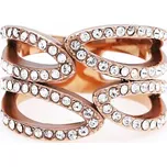 Nerezový prstýnek 8057 (velikost 56) - růžově pozlacený - SRI.8057.. size56 PrimSteel