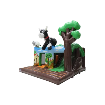 Skákací hrad EU Multi Play Farma - Skákací hrad se skluzavkou - TOP Provedení s českou certifikací