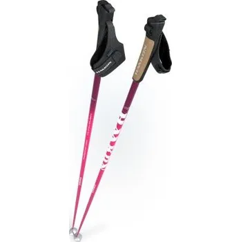 Běžkařská hole HAAKON běžecké hole Master Pink 2.0 One Click - délka 160